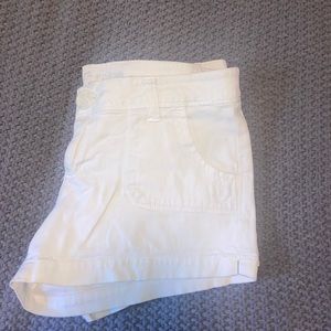 White womens shorts, size 11